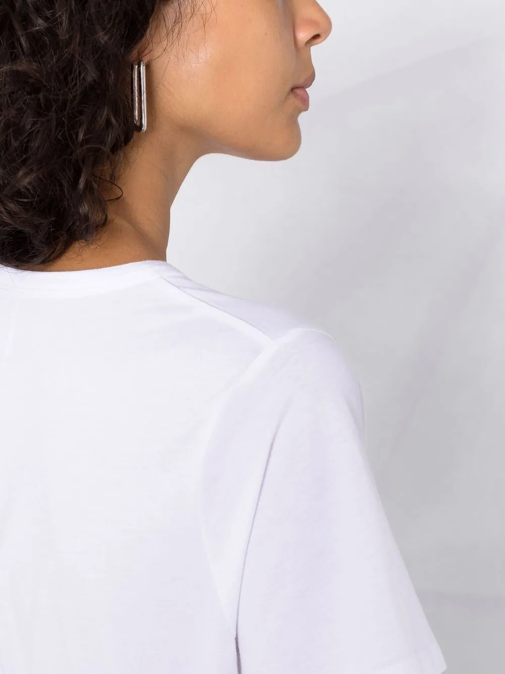Allude Katoenen T-shirt Wit