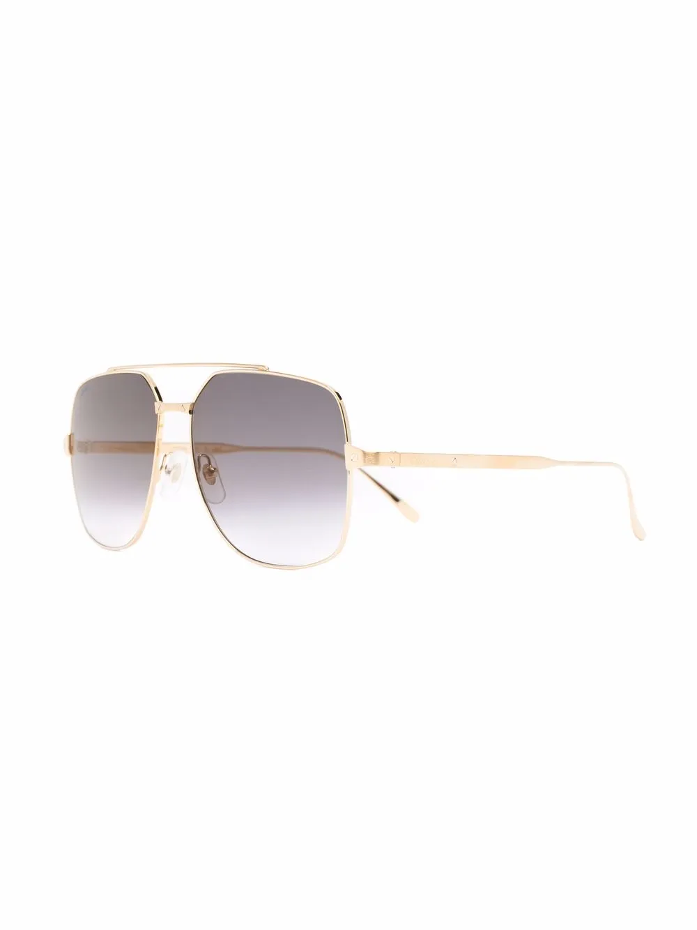Cartier Eyewear Zonnebril met piloten montuur - Goud