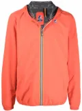 K-Way zip-up hooded jacket - Orange