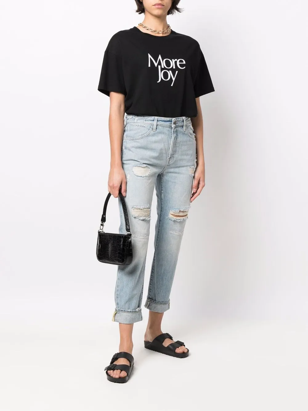  Washington Dee Cee Schmale Cropped Jeans   Blau 
