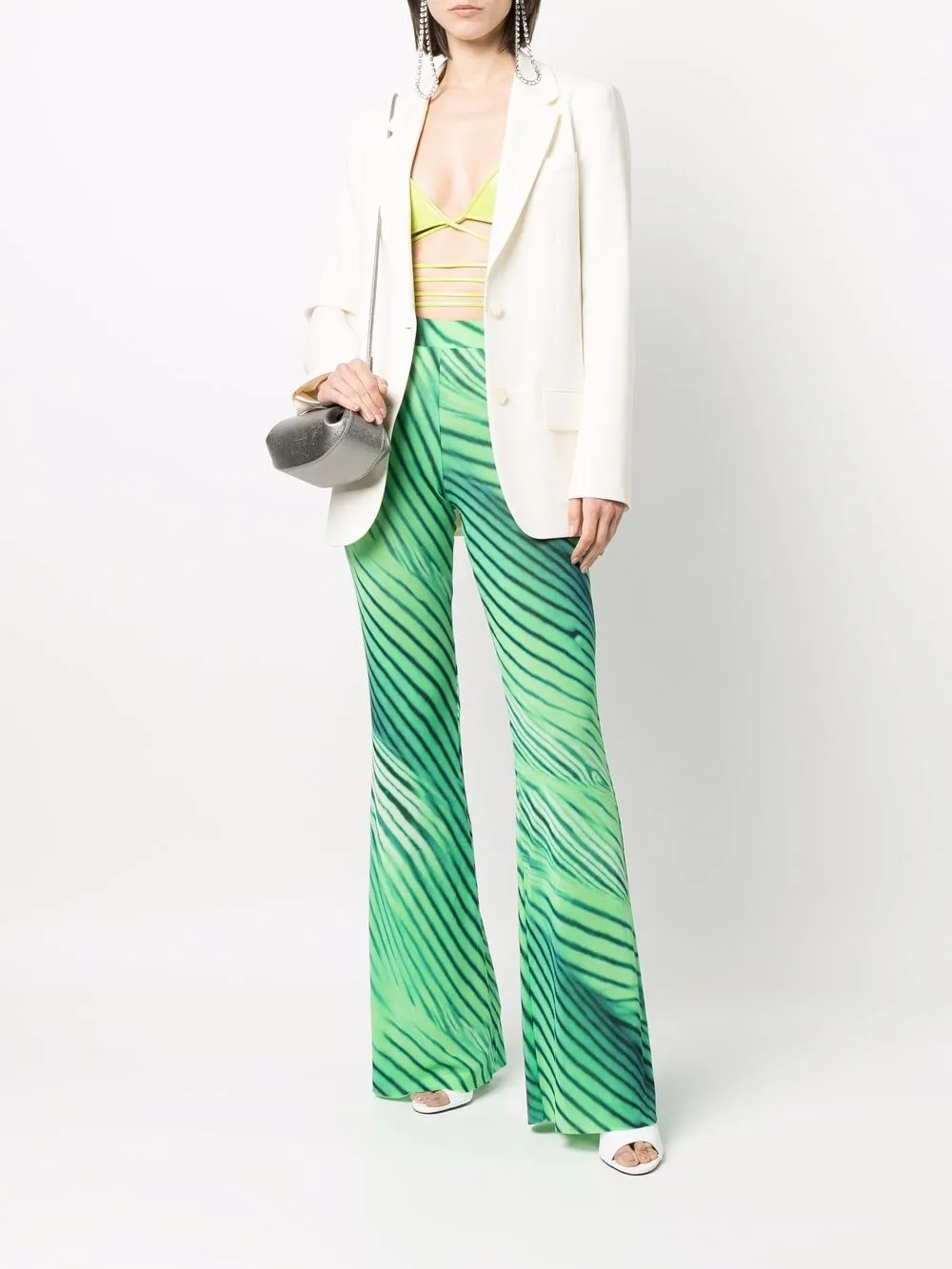THE ANDAMANE Trainingsbroek met print - Groen