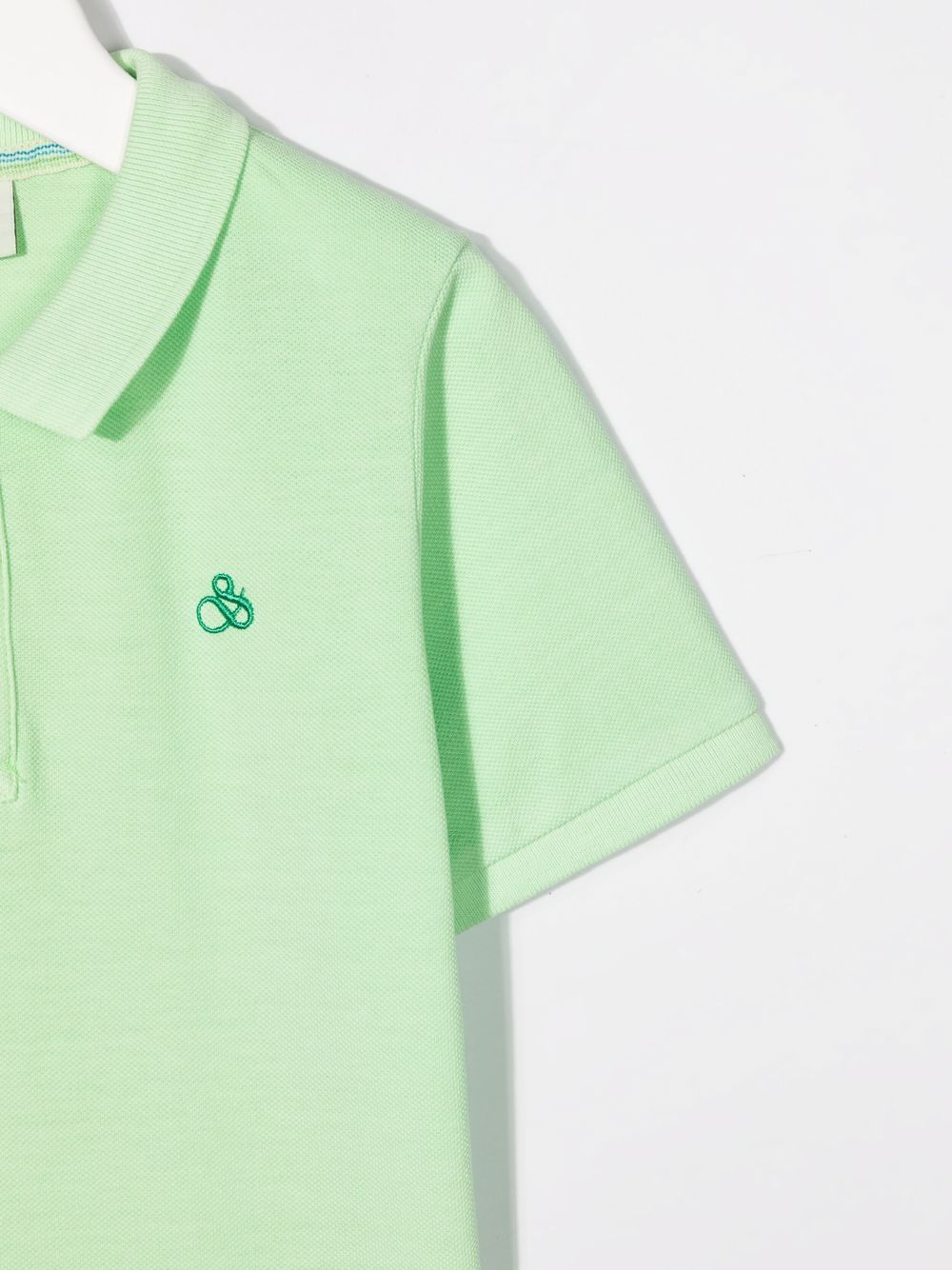 фото Scotch & soda logo embroidered polo shirt