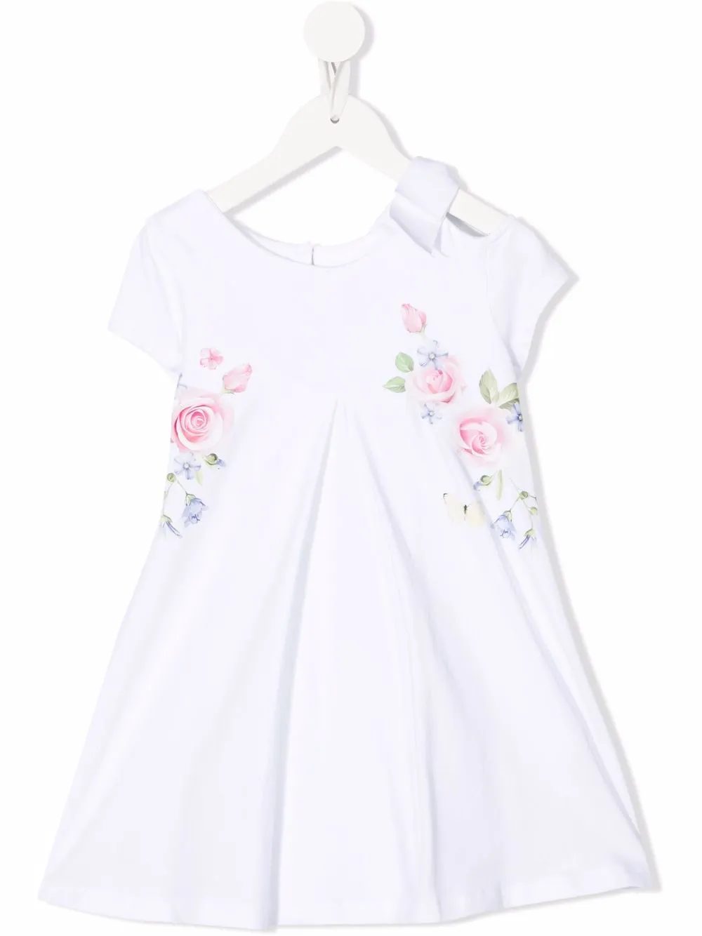 

Lapin House floral-print mini dress - White