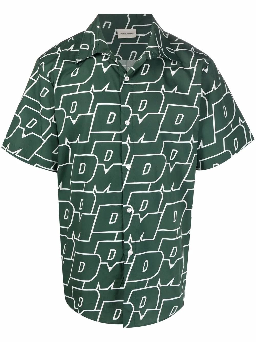 Drôle De Monsieur рубашка с короткими рукавами и логотипом