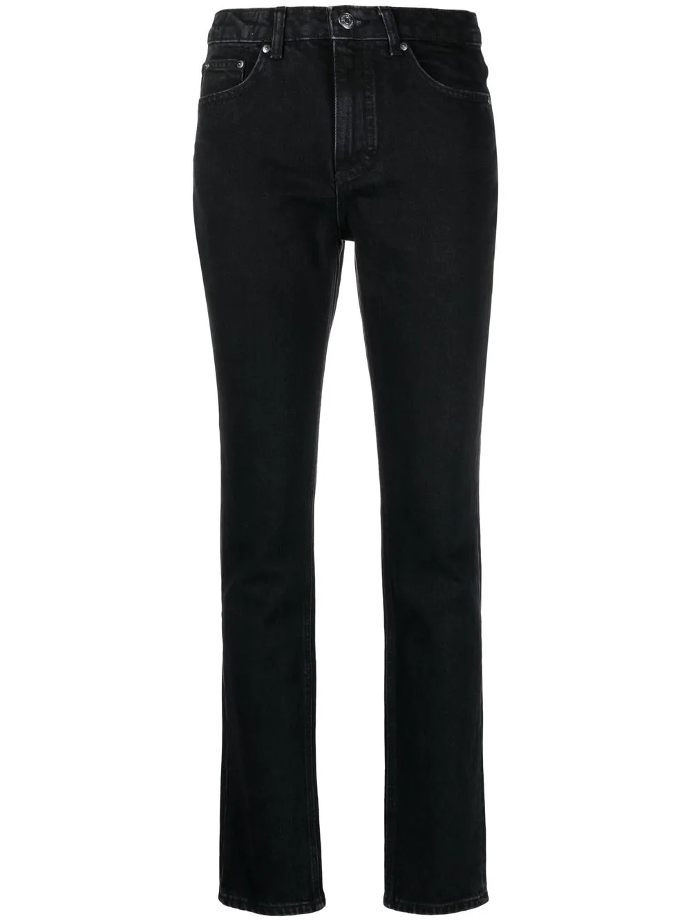 

12 STOREEZ jeans slim con tiro medio - Negro