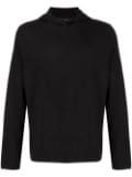 Vince fine-knit hoodie - Black