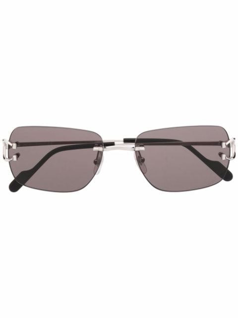 Cartier Eyewear lentes de sol con armazón rectangular