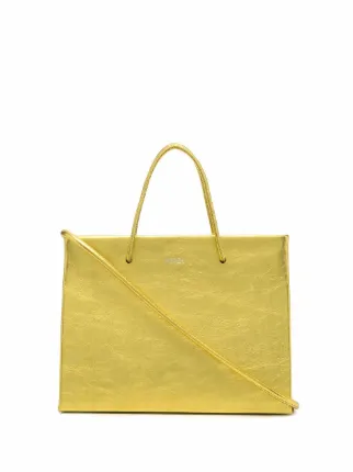 Medea Hanna Metallic Logo Crossbody Bag Farfetch