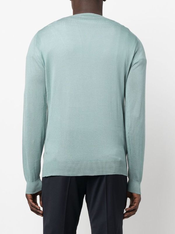 John Smedley fine-knit Cotton Jumper - Farfetch