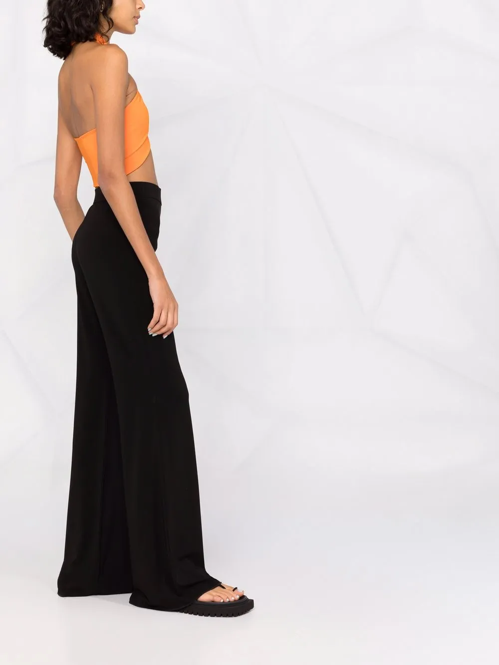 THE ANDAMANE Cropped top Oranje