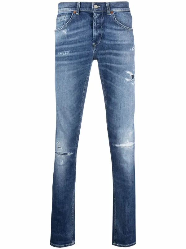 DONDUP George distressed-effect Skinny Jeans - Farfetch