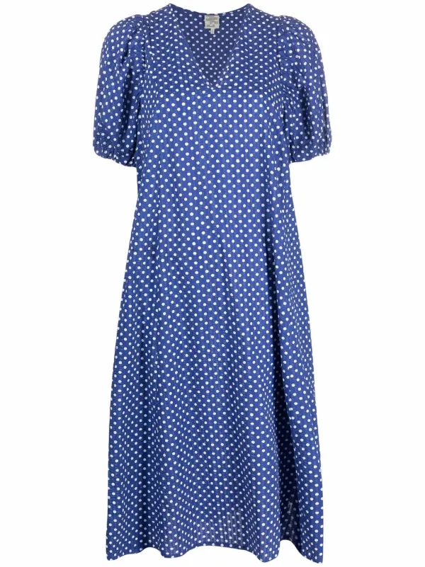 baum und pferdgarten awa polka dot print dress farfetch