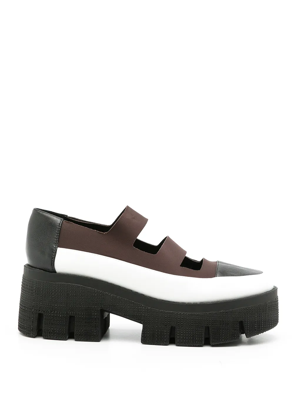 

Gloria Coelho zapatos con diseño color block - 6943 MARROM/ PRETO/ BRANCO