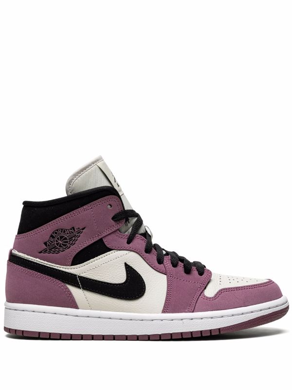 Air Jordan 1 Mid Berry Pinkハイカットスニーカー