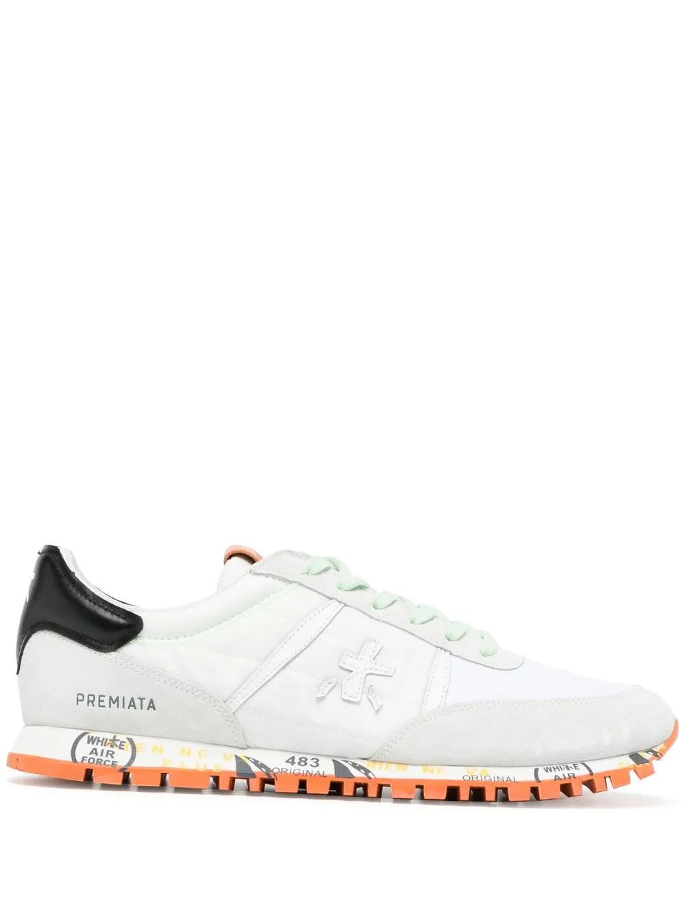 

Premiata tenis Sean 5734 con agujetas - Blanco