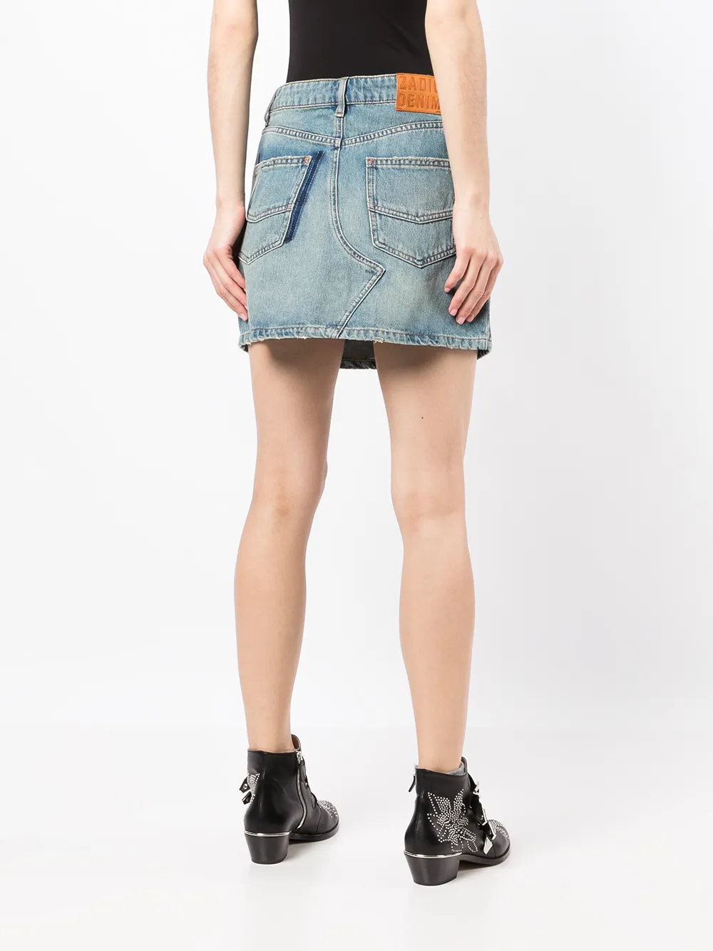 Zadig&Voltaire A-lijn mini-rok Blauw