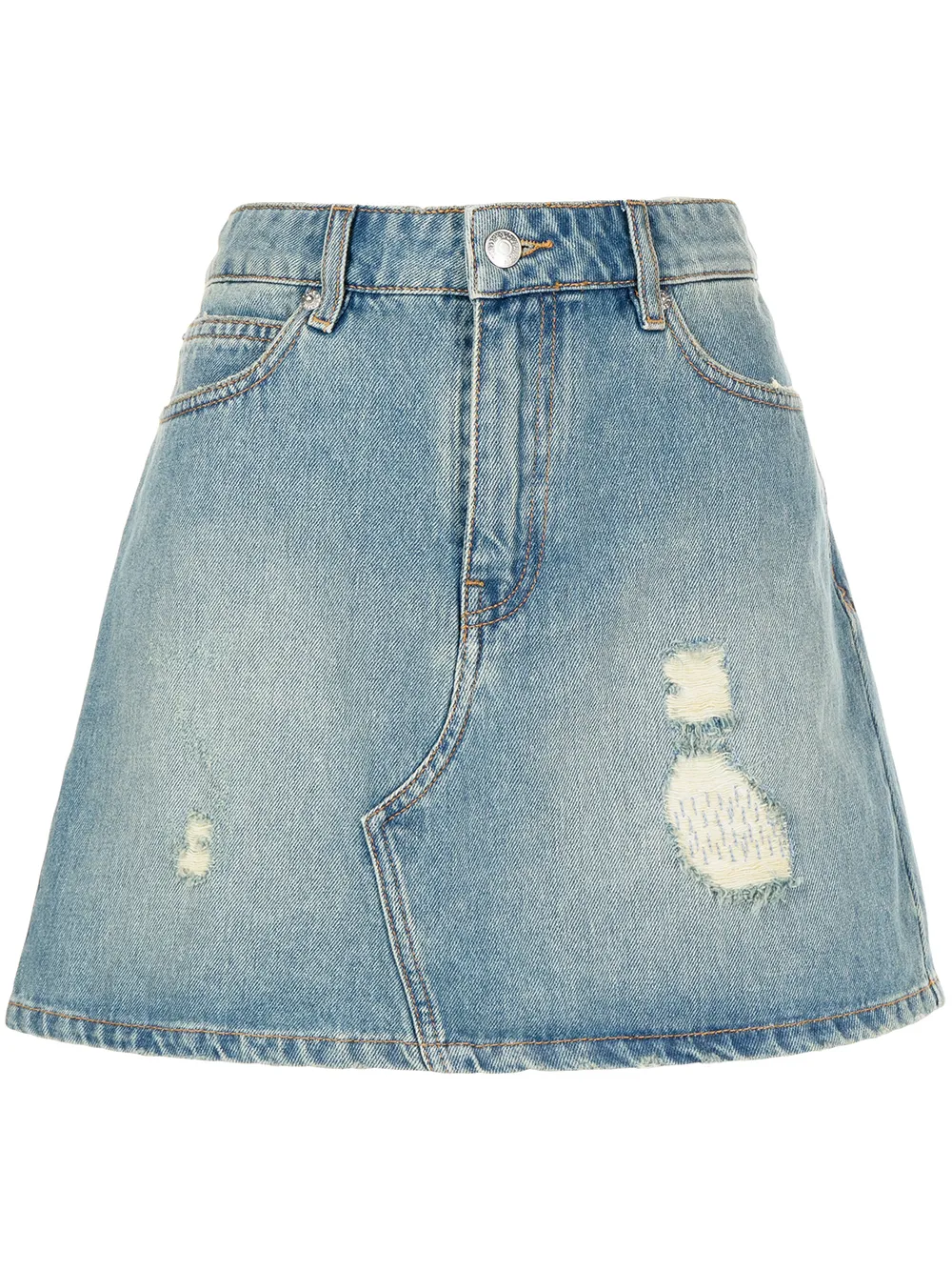Zadig&Voltaire A-lijn mini-rok Blauw