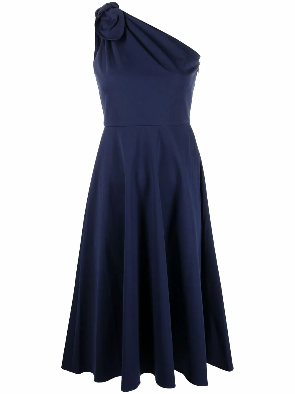 

Kate Spade vestido midi cruzado con un hombro descubierto - Azul