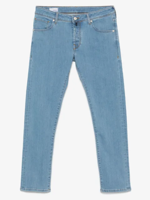 Incotex stonewashed slim cut jeans