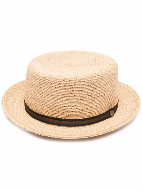 Borsalino Bucket Woven Straw Hat - Farfetch