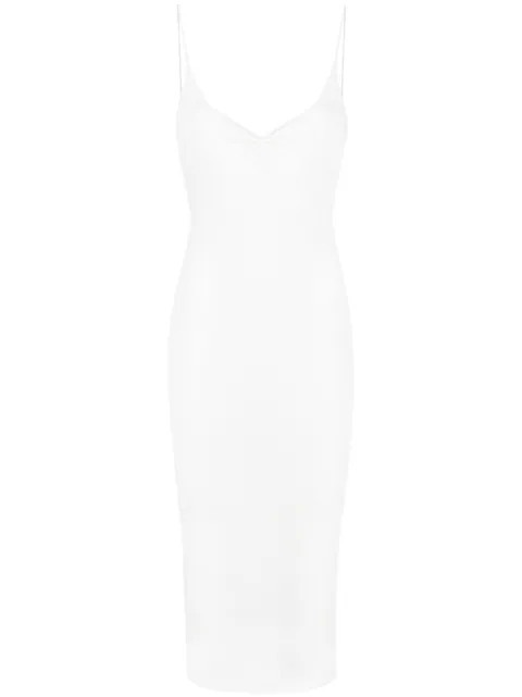 DSQUARED2 ruched backless midi dress Women