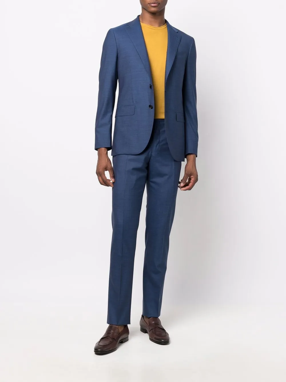 3月31日商品描述新季boglioli单排扣精裁西装套装正面纽扣,长袖,侧