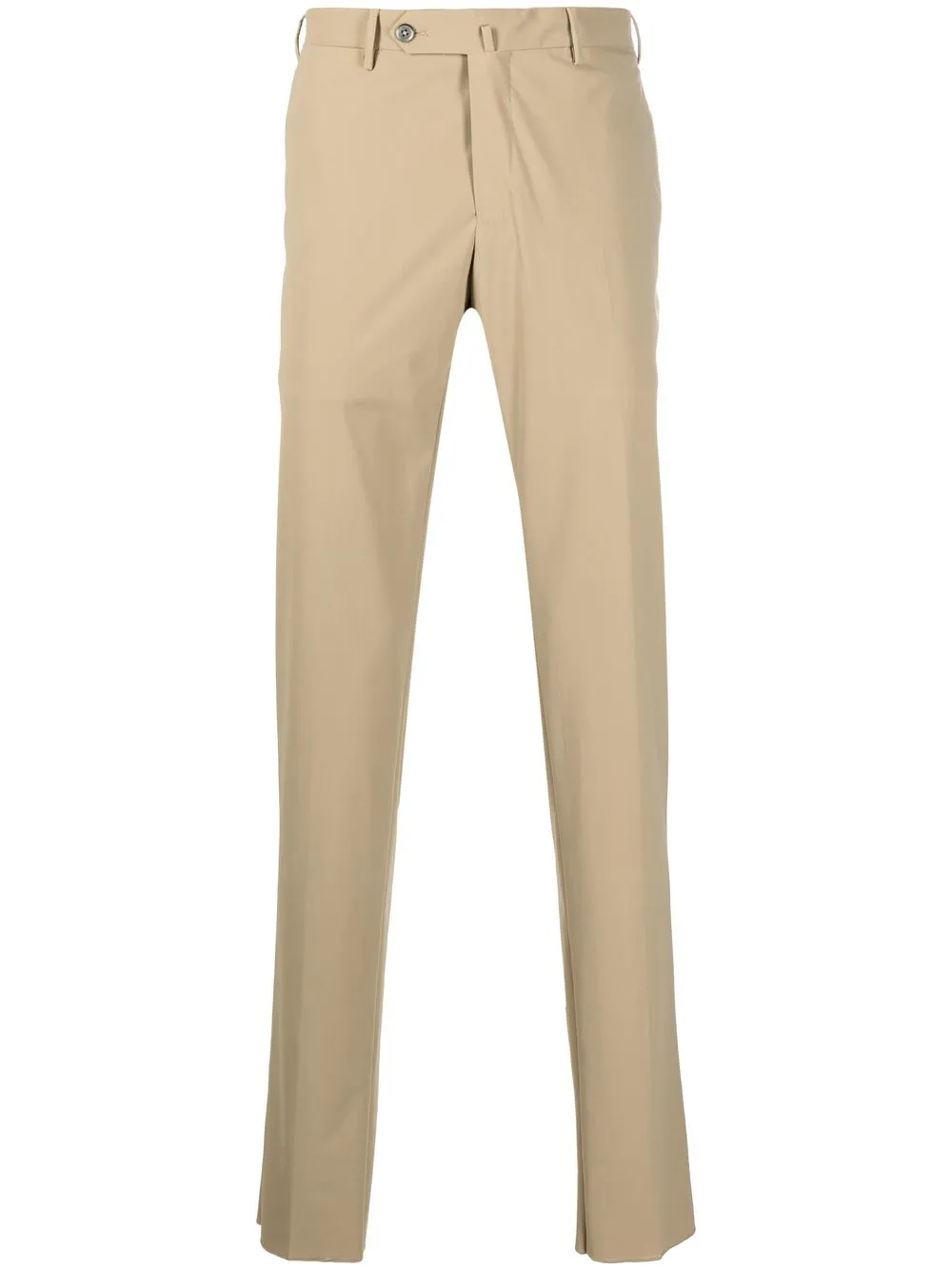 Pt Torino Pressed-crease Tailored Trousers In Nude