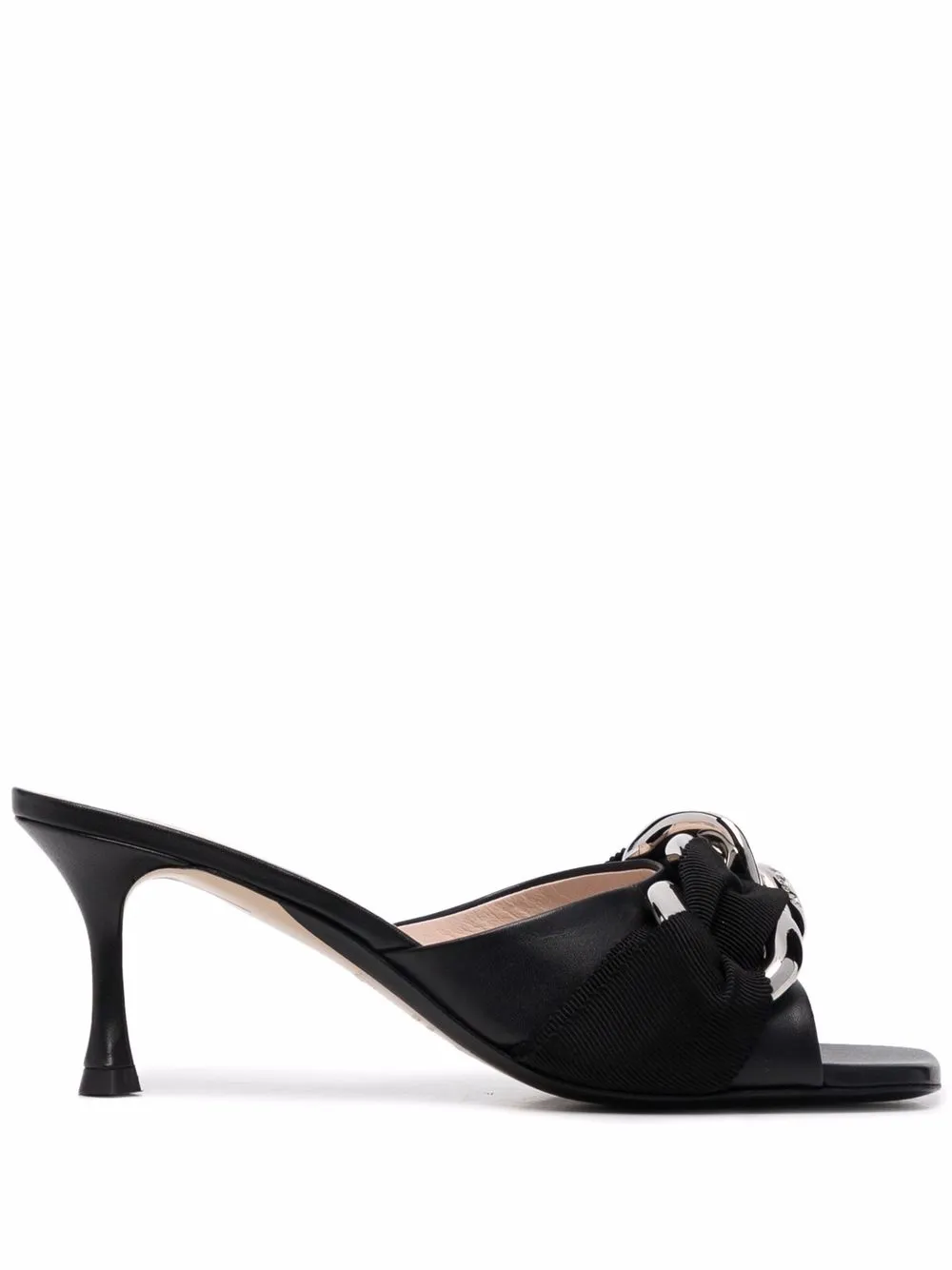 

Nº21 sandalias con detalle de cadena - Negro