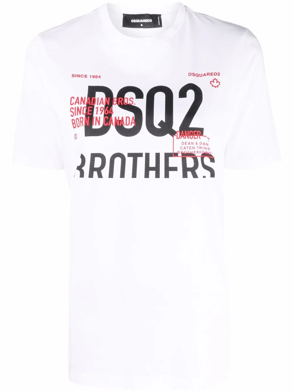 

Dsquared2 logo-print short-sleeved T-shirt - White