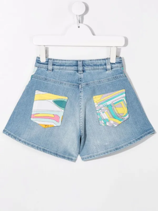 Shop Emilio Pucci Junior stripe-detail 