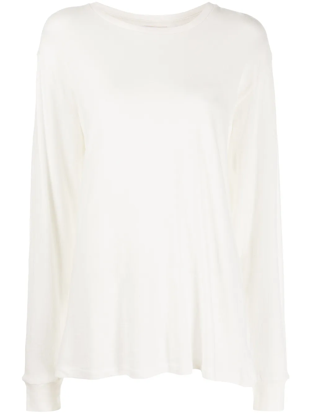 

John Elliott long-sleeve relaxed jersey top - White