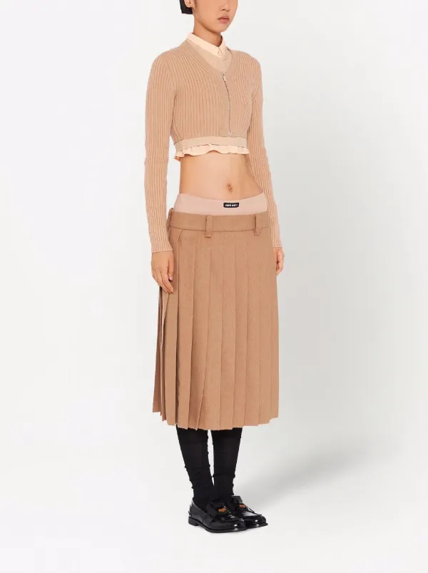 Miu Miu fully-pleated Skirt - Farfetch