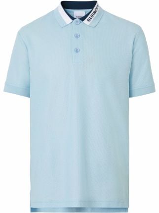 Shop Burberry logo detail piqué polo shirt with Express Delivery - FARFETCH