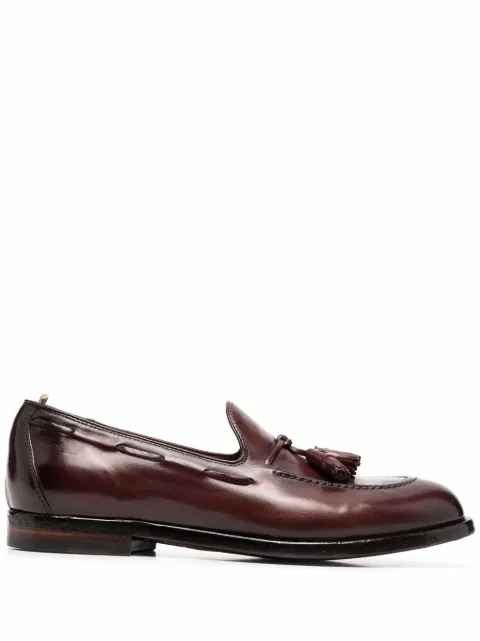Officine Creative tassel-detail leather loafers