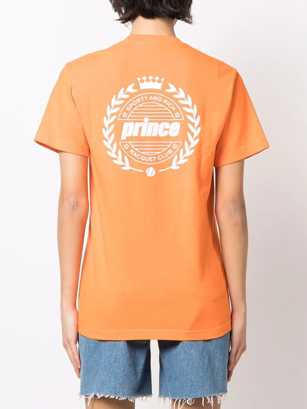 фото Sporty & rich футболка с логотипом из коллаборации с prince