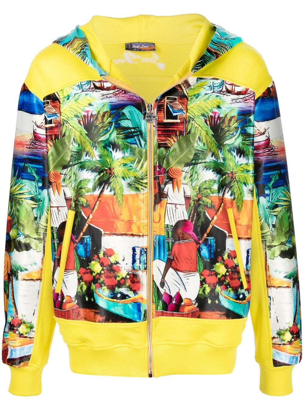 Just Don graphic-print Hooded Jacket - Farfetch