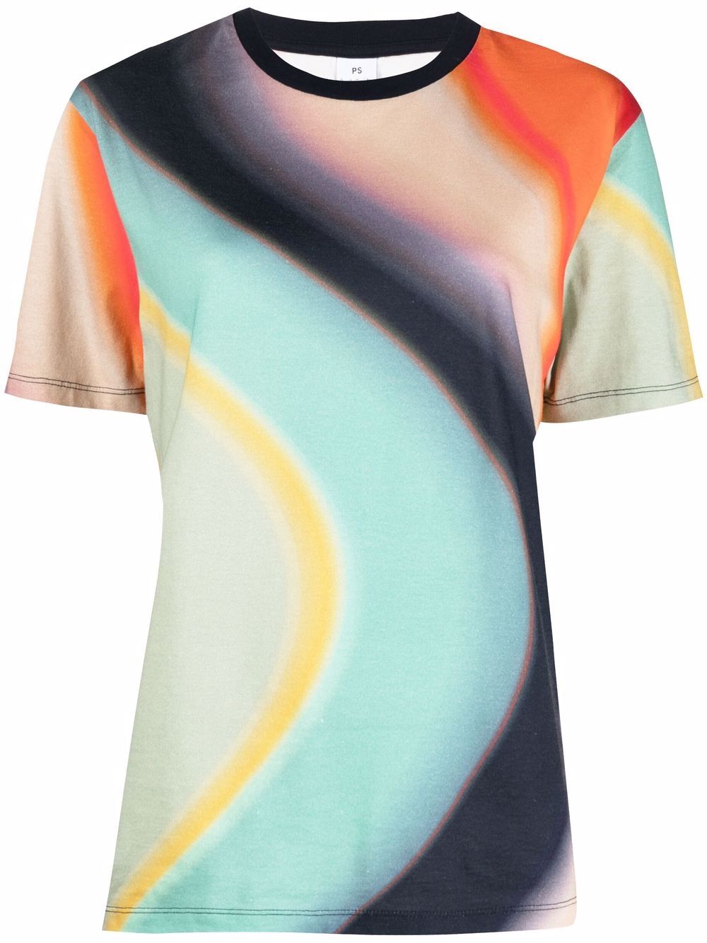 

PS Paul Smith playera Swirl Spray - Azul