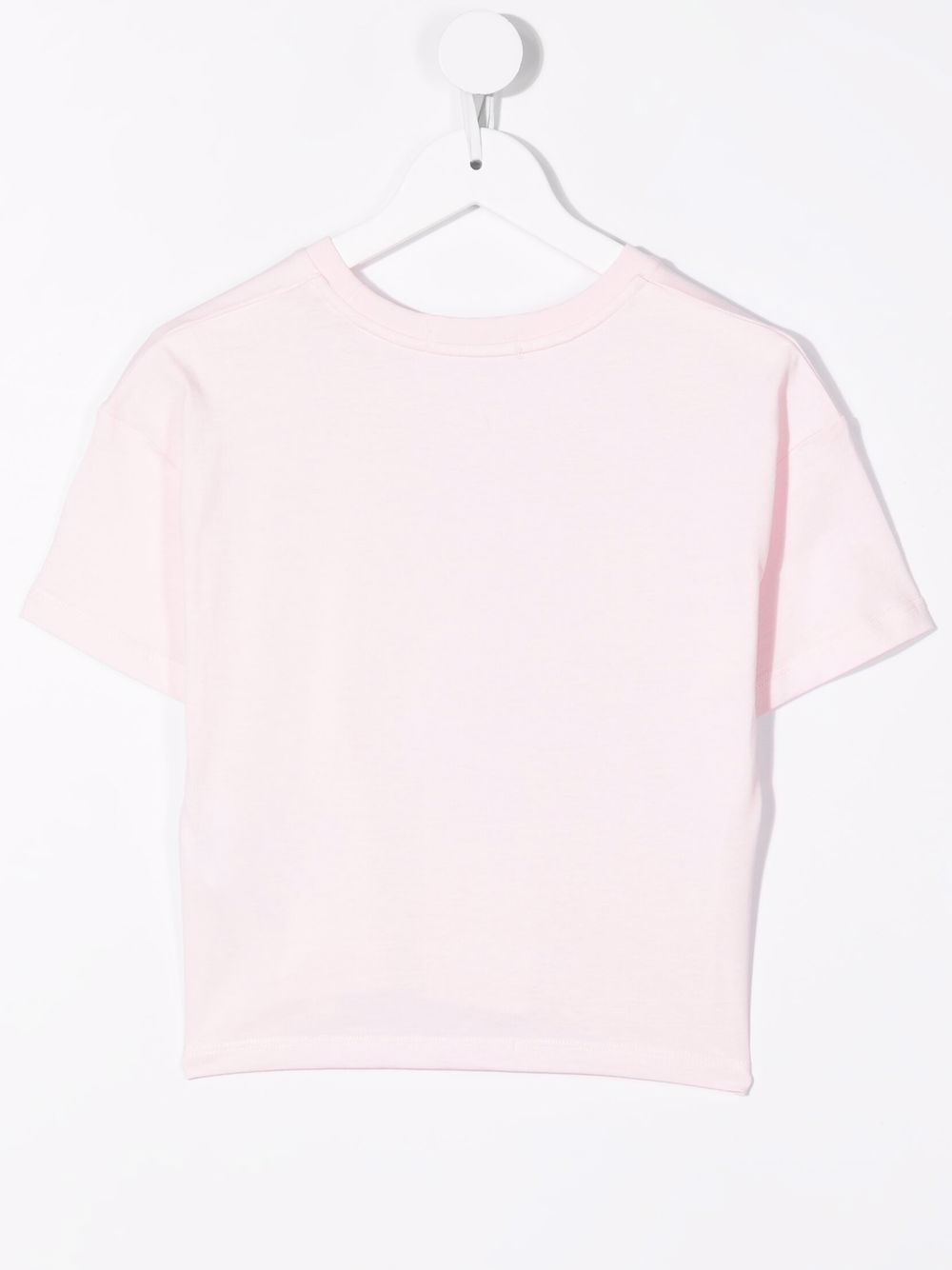 Calvin Klein Kids T-shirt met logo-reliëf - Roze