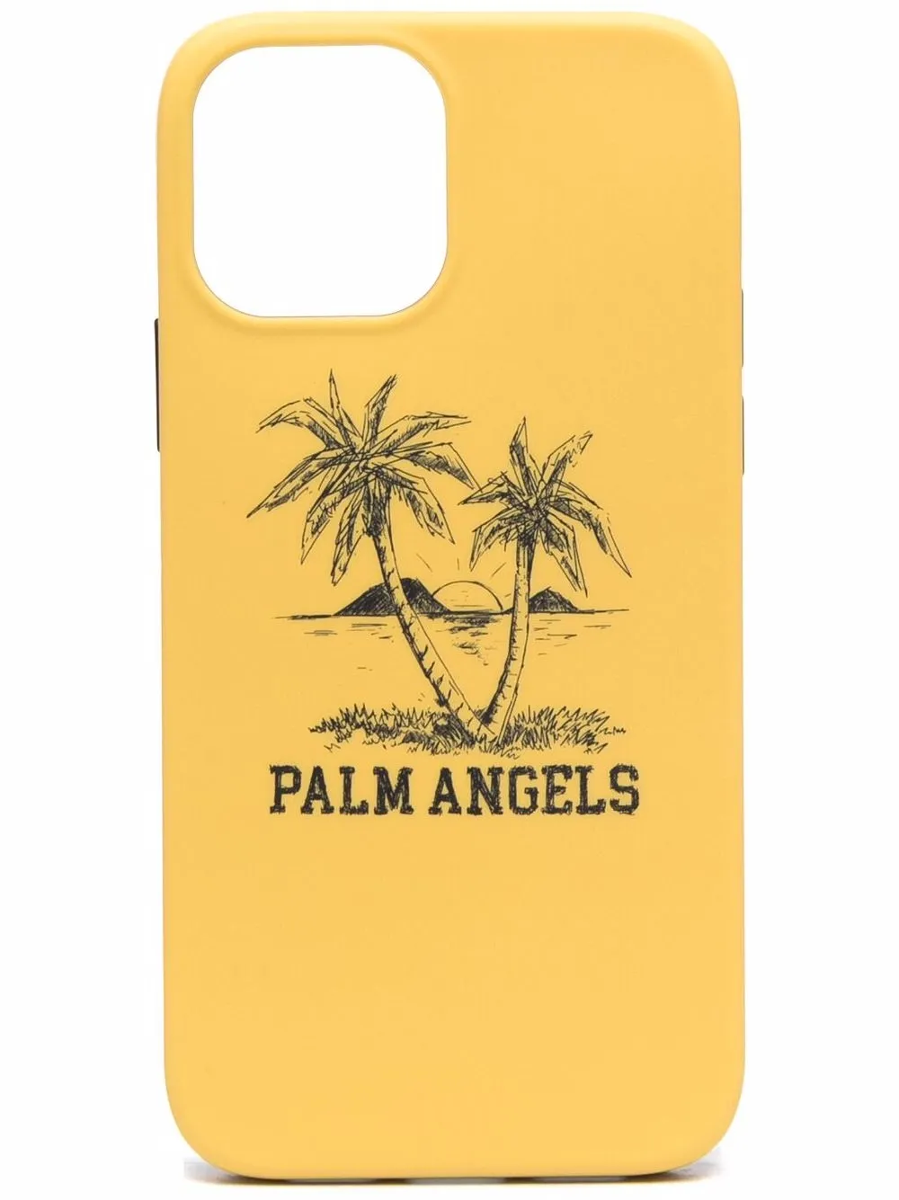 

Palm Angels funda para iPhone 12/12 Pro con logo Palm Tree - Amarillo