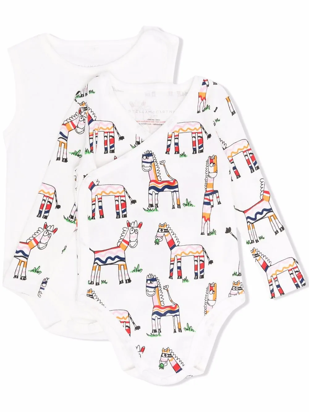 Stella McCartney Kids комплект из трех боди с принтом