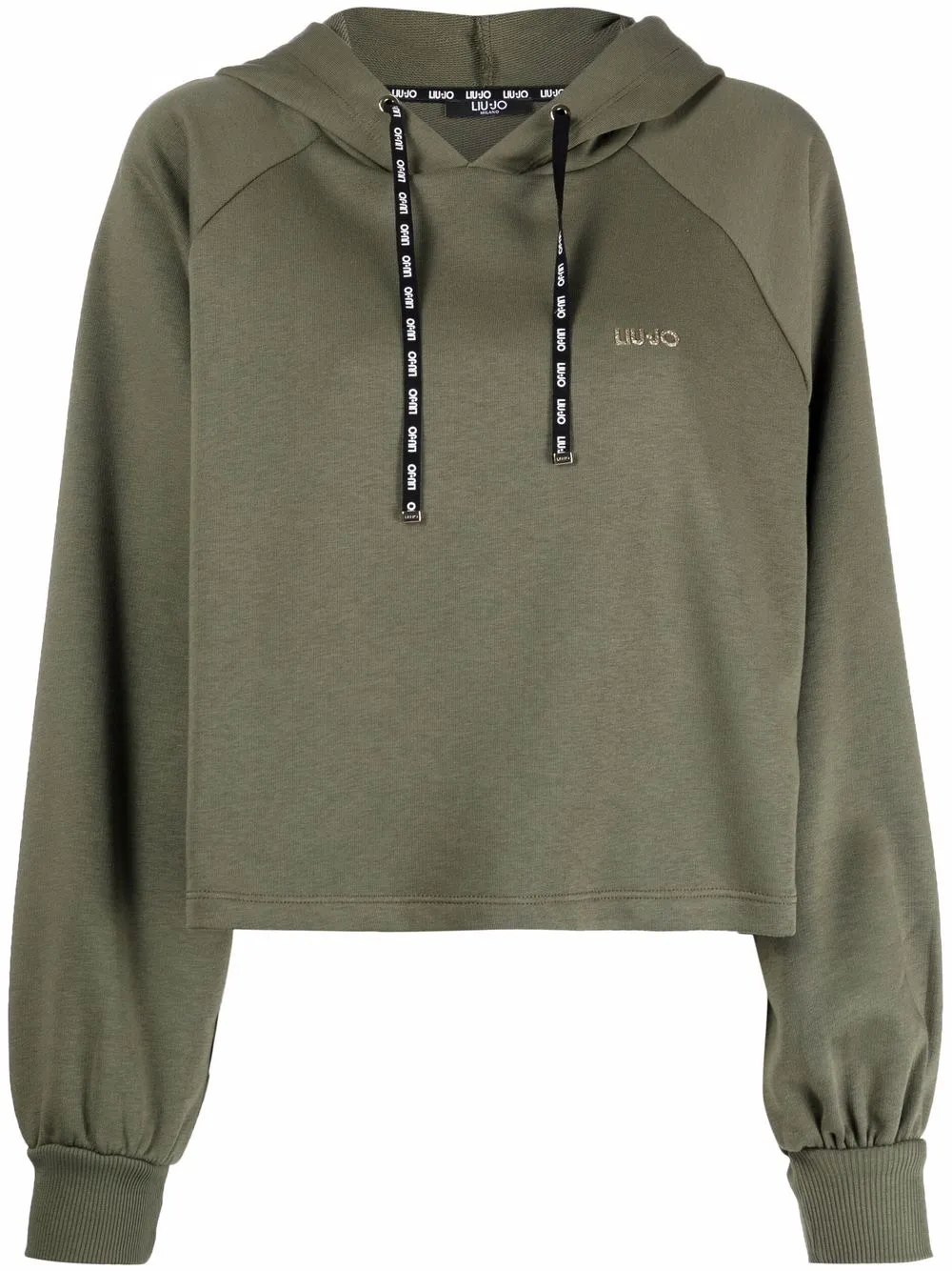 

LIU JO hoodie con logo bordado - Verde