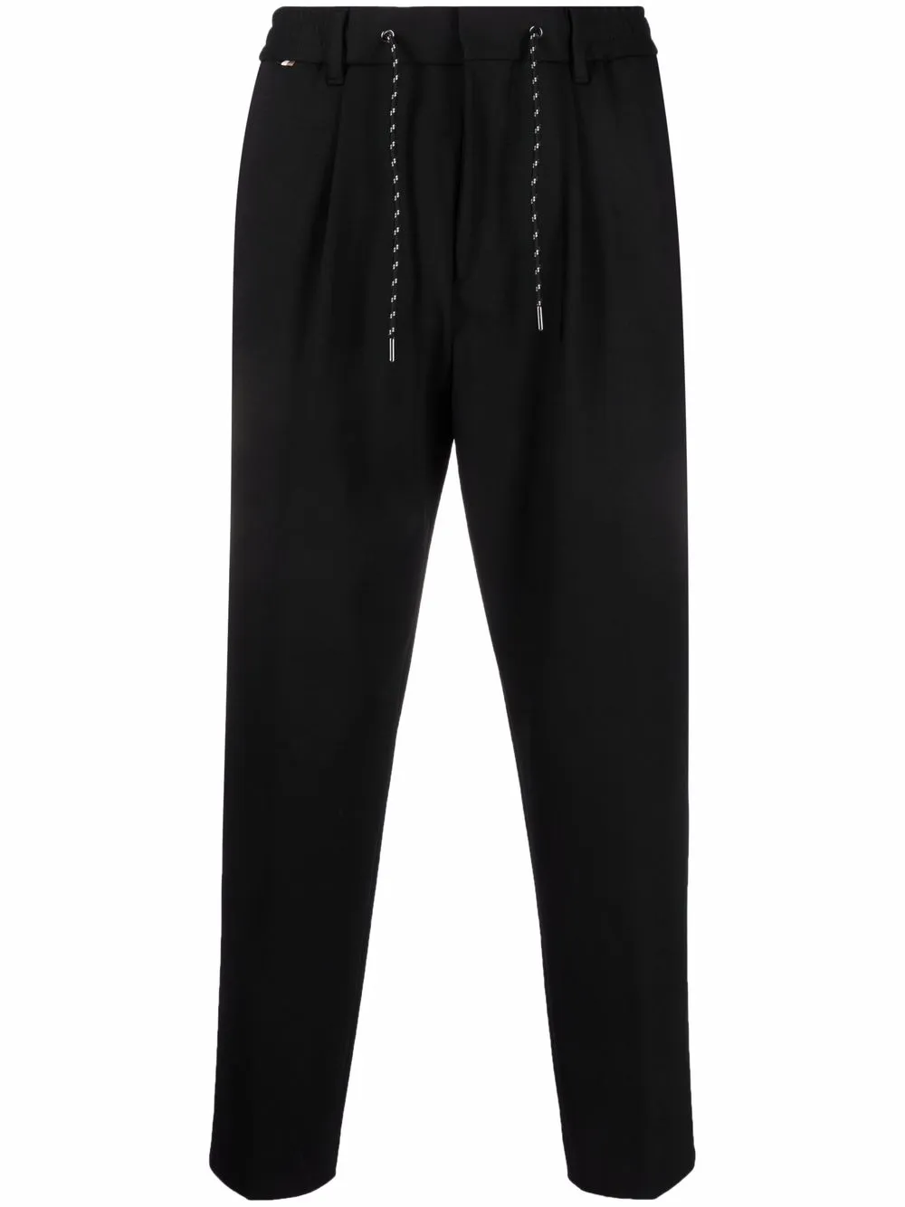 

BOSS pantalones capri rectos - Negro