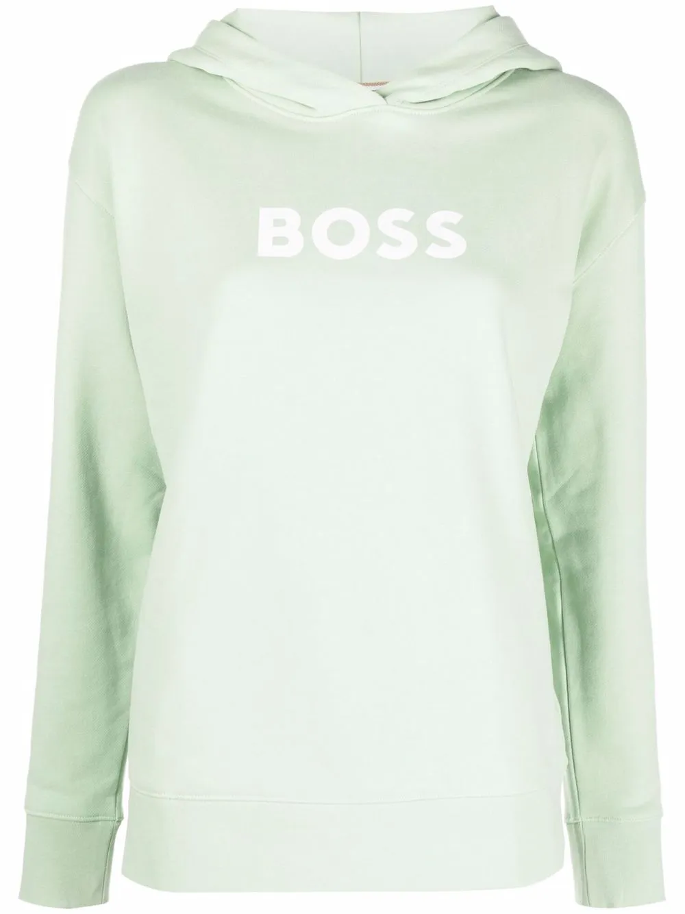 

BOSS hoodie con logo estampado - Verde