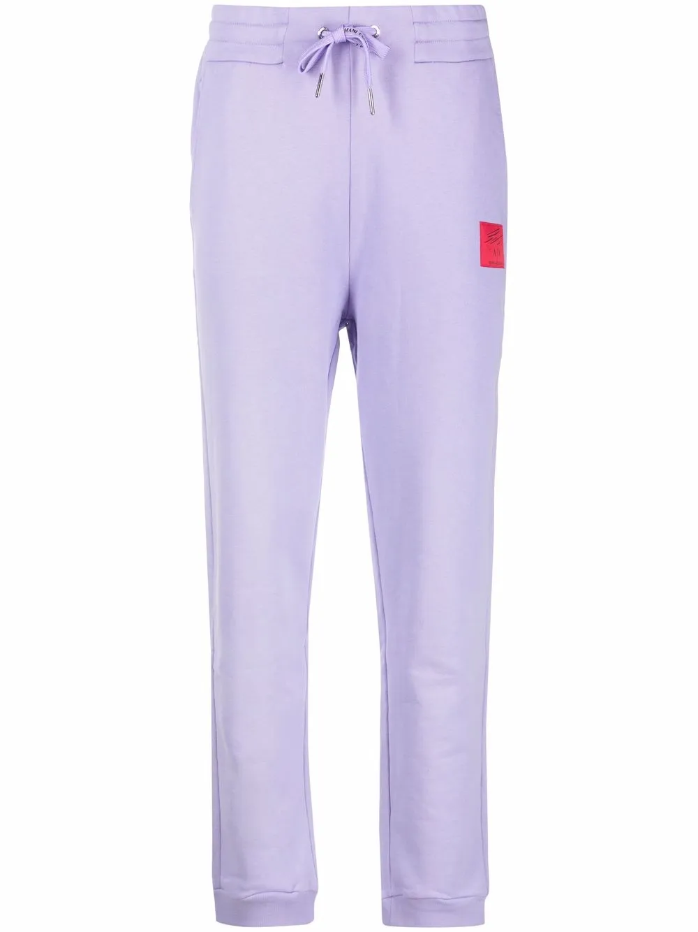 

Armani Exchange joggers slim con parche del logo - Morado