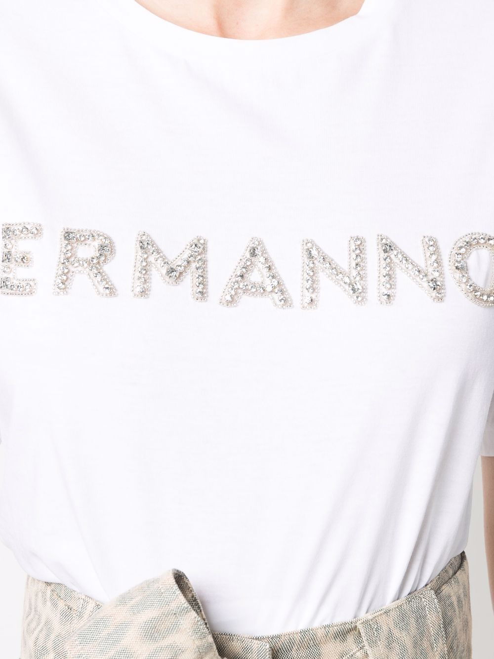 ERMANNO FIRENZE logo-embellished T-shirt - Farfetch