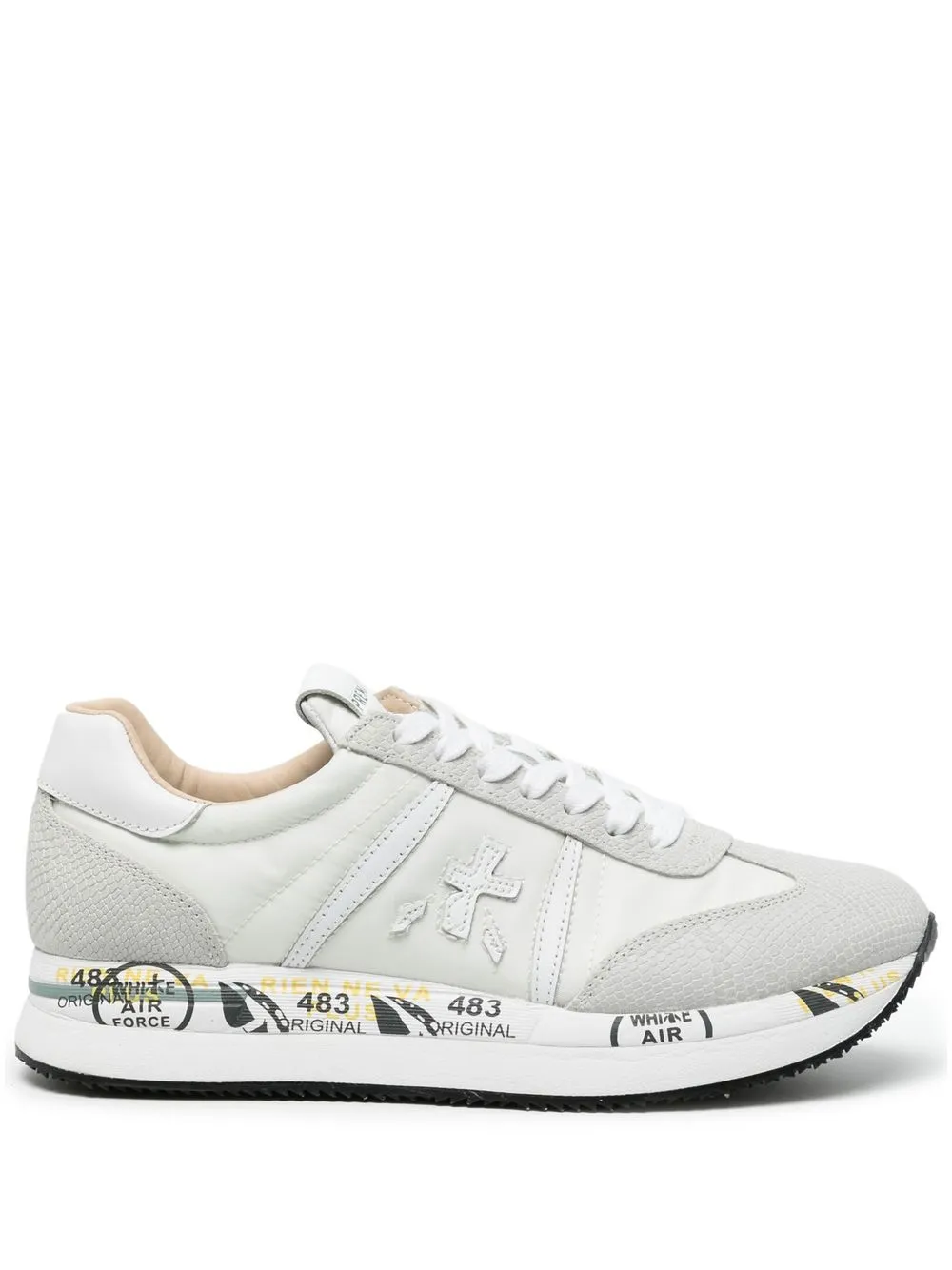 

Premiata suede low-top sneakers - White