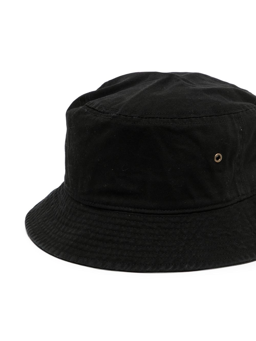 Shop R13 Embroidered-logo Bucket Hat In Schwarz