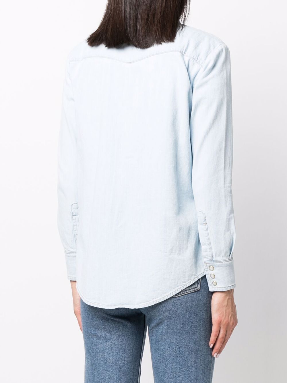 фото Washington dee cee light-wash denim shirt