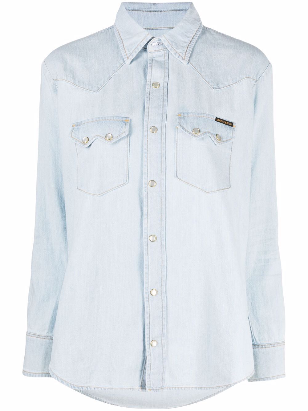 фото Washington dee cee light-wash denim shirt