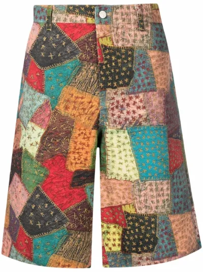 patchwork Bermuda shorts | Andersson 